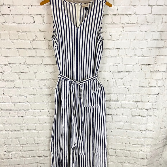 Stripe Capri Jumpsuit - Picture 6 of 11